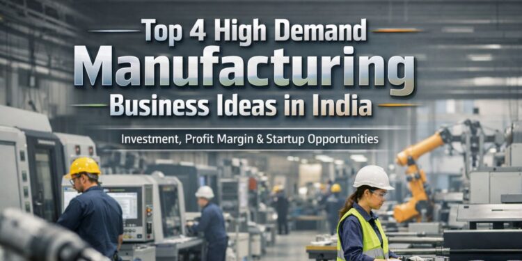 High demand manufacturing business ideas in India 2026 industrial production