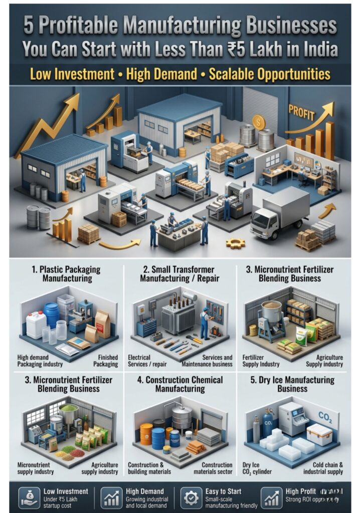 Small manufacturing business