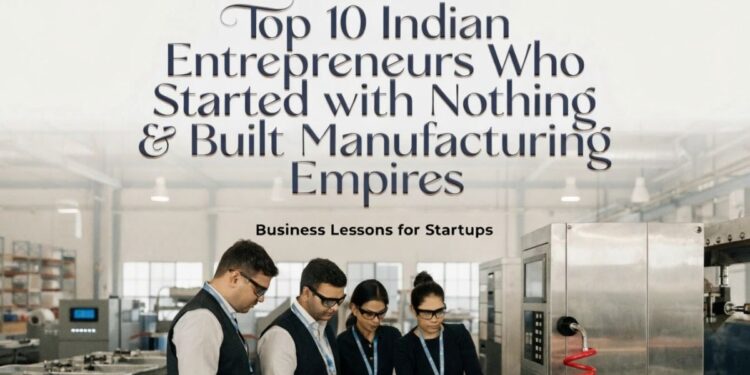 manufacturing business growth India startup success