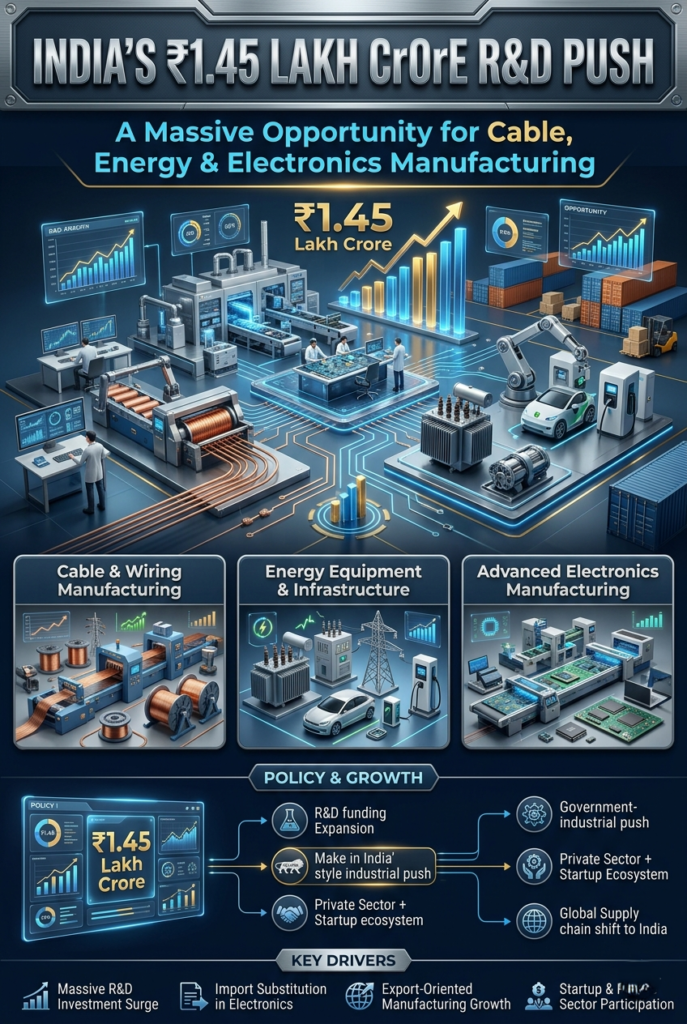 India R&D investment manufacturing