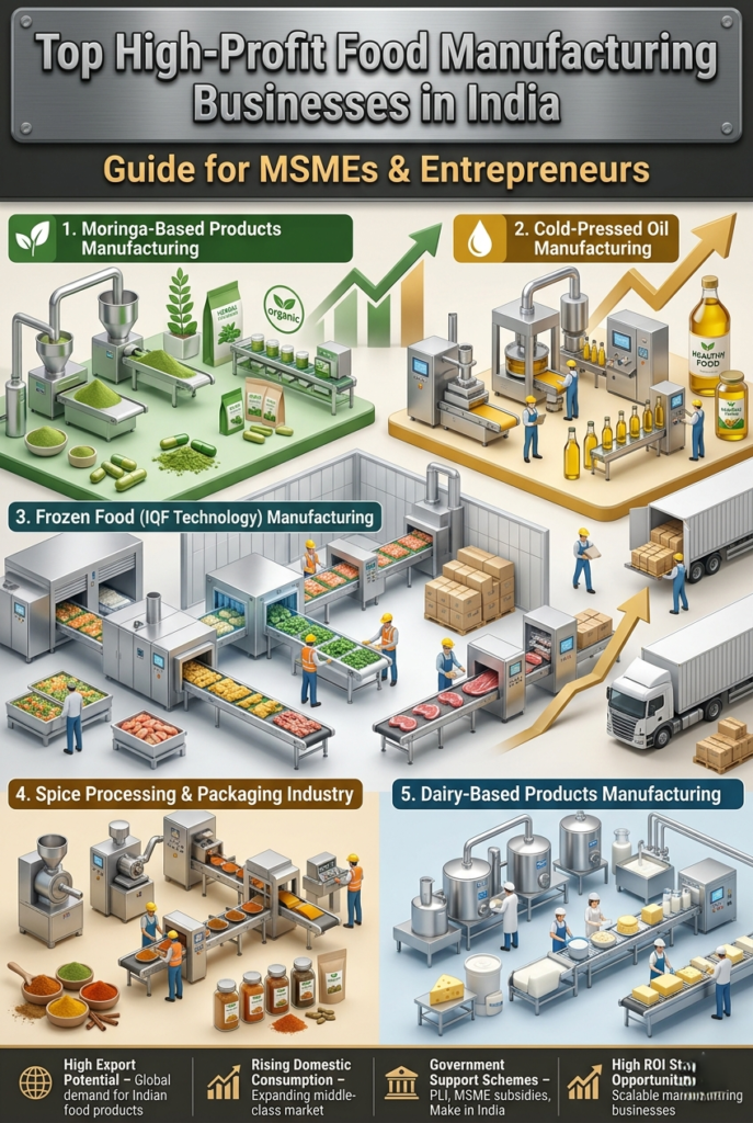 Food manufacturing business