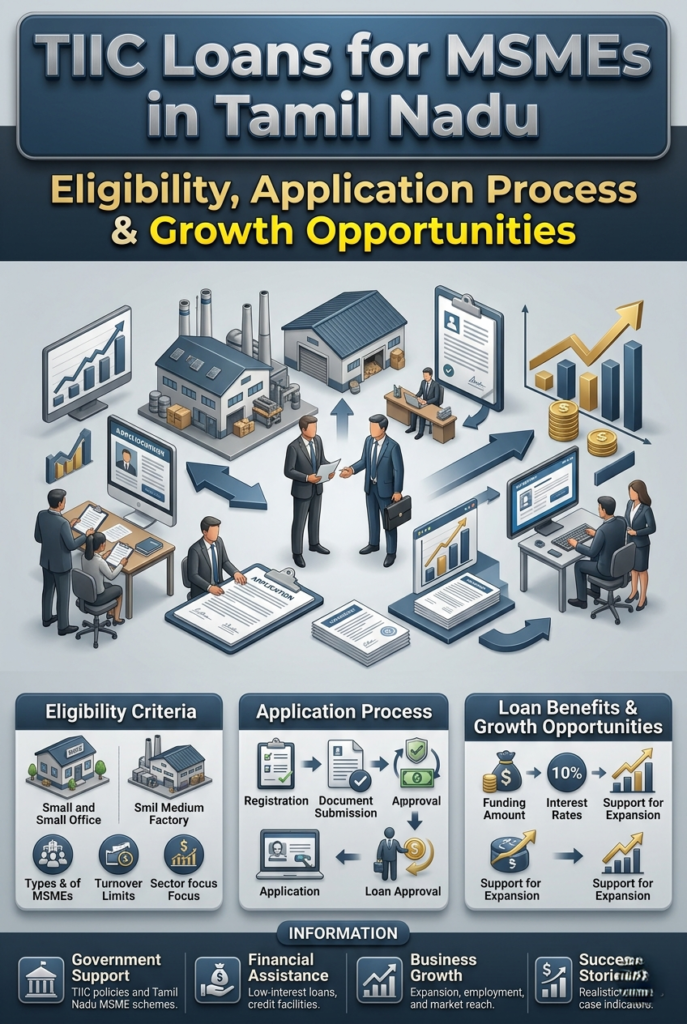 TIIC Loans for MSMEs in Tamil Nadu