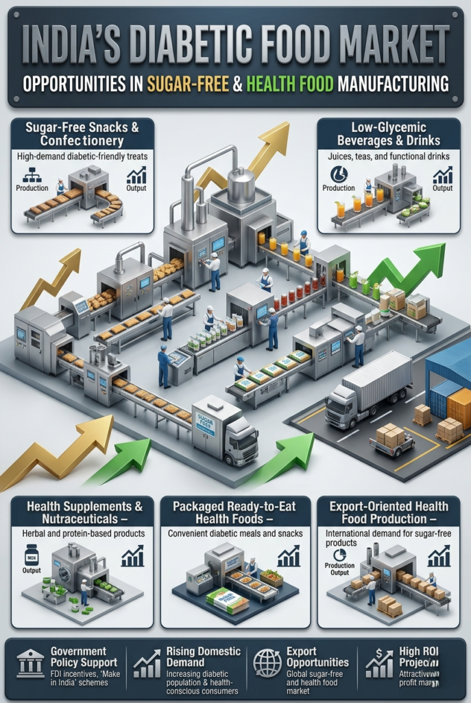 Diabetic food manufacturing
