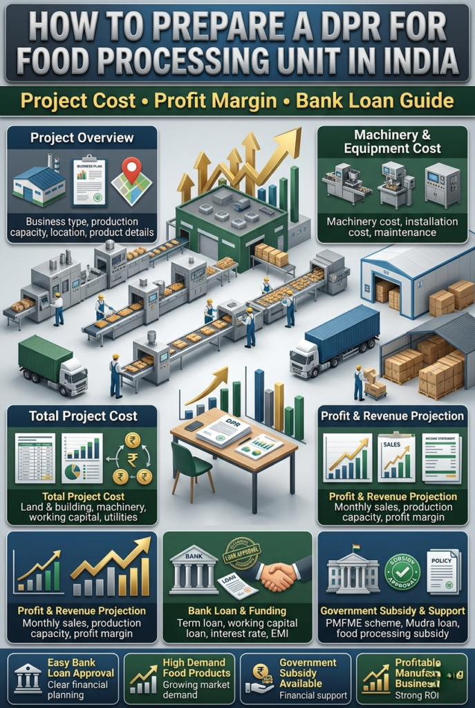 DPR for food processing unit
