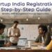 Startup India registration process step by step for DPIIT recognition