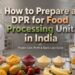 Food processing unit machinery setup in India for industrial production