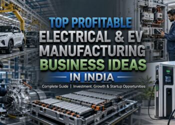 Top Profitable Electrical and EV Manufacturing Business Ideas in India (Complete Guide)
