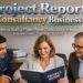 Project report consultancy business in India showing financial documents and business planning process