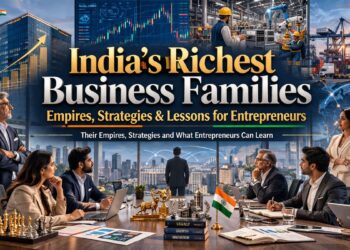 Indian business families Reliance Tata Adani Birla Godrej success empires