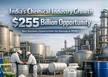 Chemical industry business opportunities in India growth chart