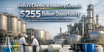 Chemical industry business opportunities in India growth chart