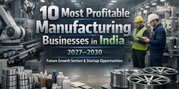 Manufacturing businesses India 2030 future industrial growth sectors