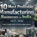 Manufacturing businesses India 2030 future industrial growth sectors