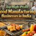 Food manufacturing business