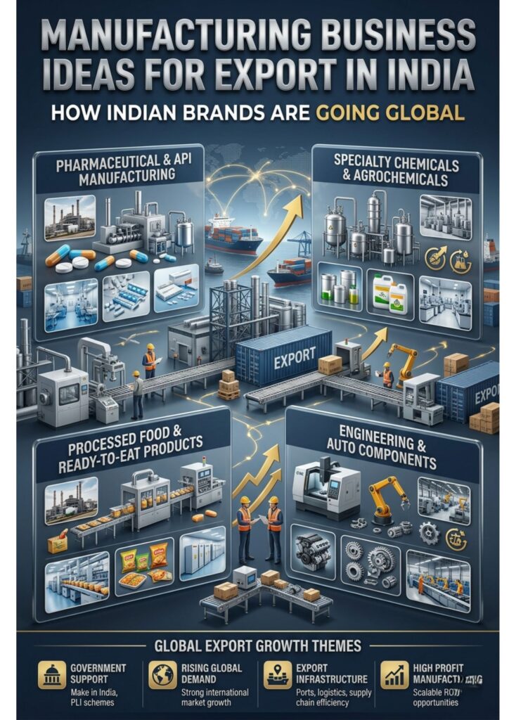 Export manufacturing business ideas