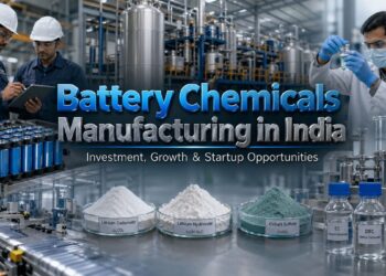 battery chemicals manufacturing plant in India
