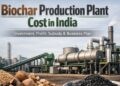 Biochar production plant setup in India with pyrolysis machine