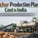 Biochar production plant setup in India with pyrolysis machine