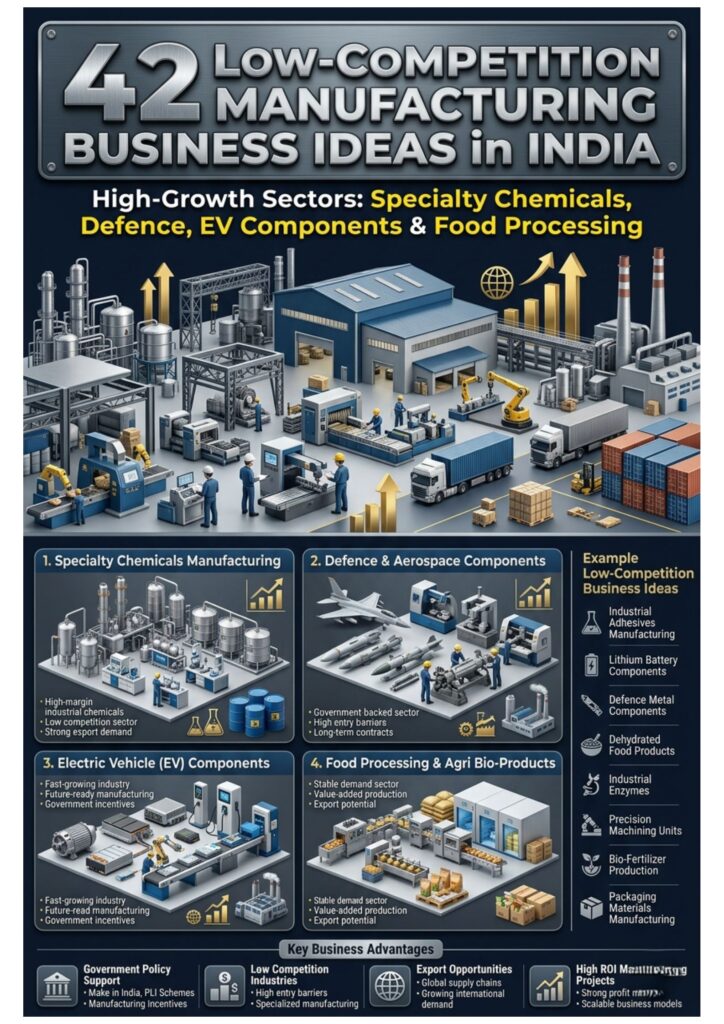 low competition manufacturing