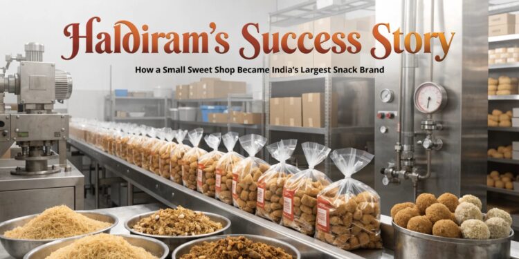 Haldiram snack brand store India success story