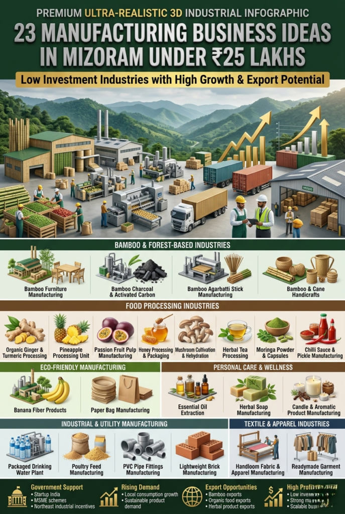 Manufacturing Business Mizoram