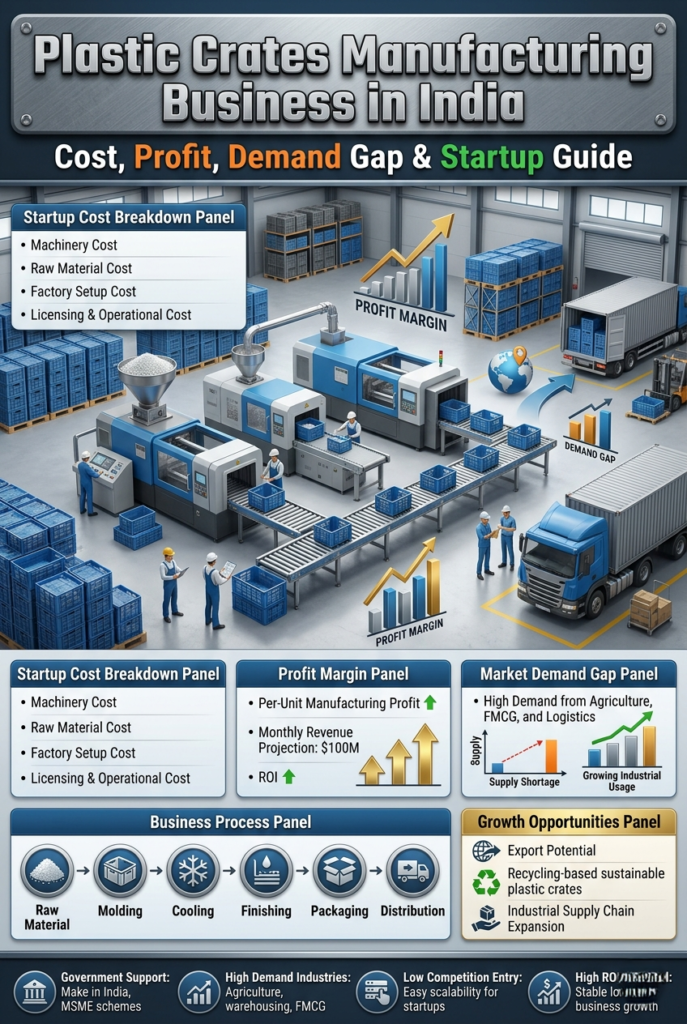 Plastic Crates Manufacturing