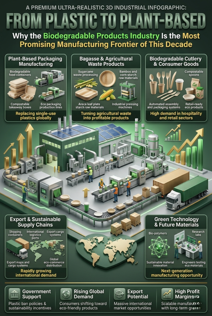 Biodegradable manufacturing India eco-friendly packaging products