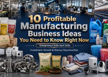 Entrepreneur India Magazine April 2026 manufacturing business ideas