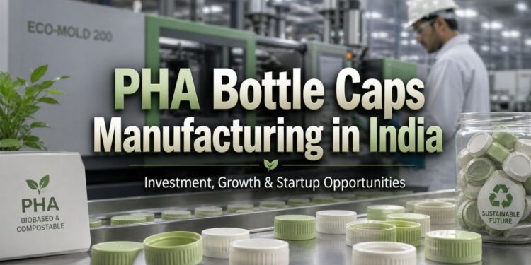 PHA bottle caps manufacturing injection moulding machine India
