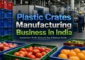 Plastic crates used in logistics and agriculture in India