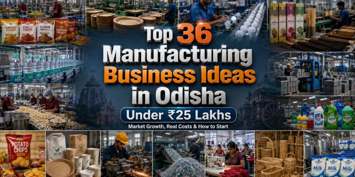 Manufacturing Business Ideas Odisha