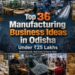 Manufacturing Business Ideas Odisha