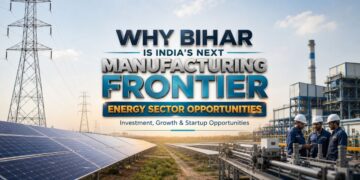 This image represents the growing manufacturing ecosystem in Bihar, highlighting industrial expansion, low-cost infrastructure, and rising investment opportunities.