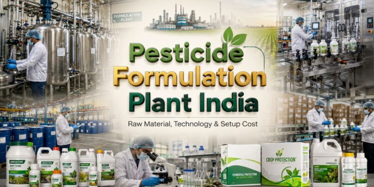 Pesticide formulation plant in India