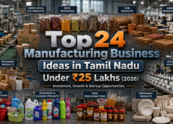 manufacturing business ideas in Tamil Nadu small scale industry