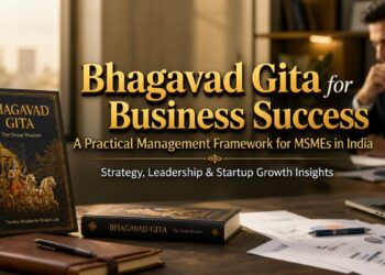 Bhagavad Gita principles applied to MSME business management in India