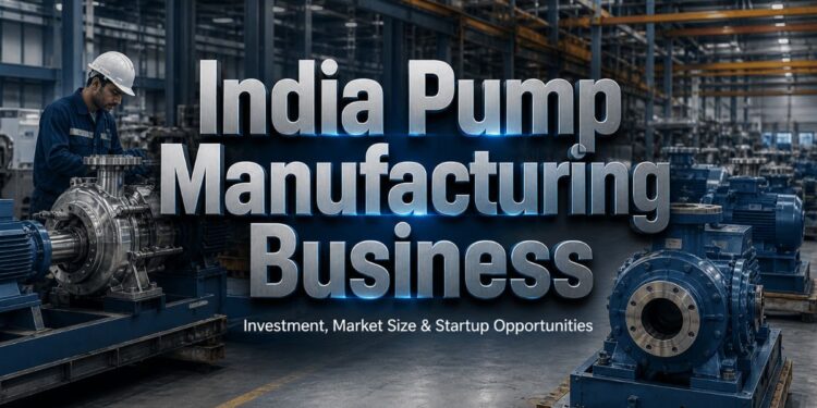 India pump manufacturing factory with industrial pump production line