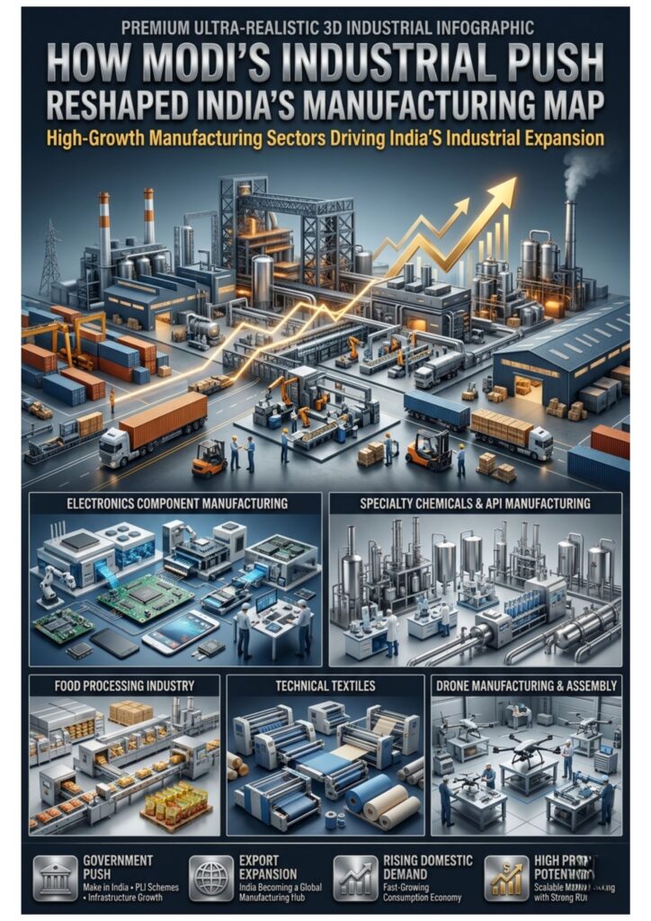 Modi Manufacturing Push