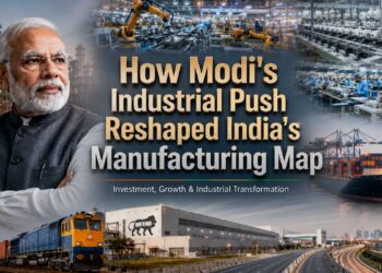 Modi Manufacturing Push transforming India’s manufacturing sector through Make in India and PLI scheme
