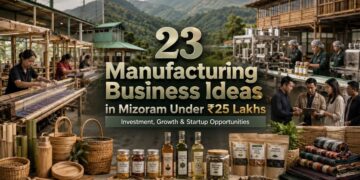 Manufacturing business ideas in Mizoram under 25 lakhs