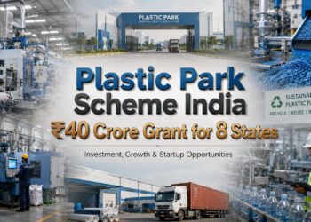 Plastic Park Scheme India: ₹40 Crore Grant for 8 States
