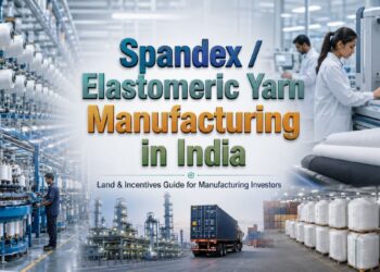 Spandex yarn manufacturing plant in India