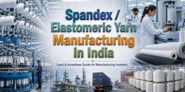 Spandex yarn manufacturing plant in India