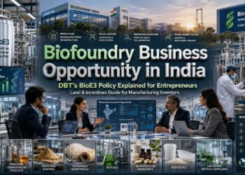 Biofoundry laboratory under India BioE3 policy for biotechnology manufacturing