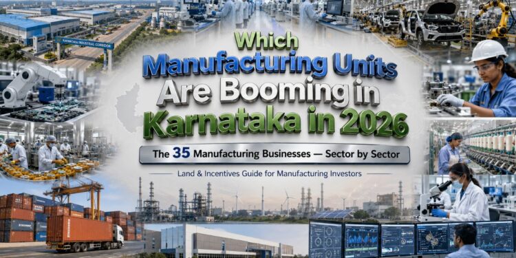 Manufacturing business in Karnataka 2026