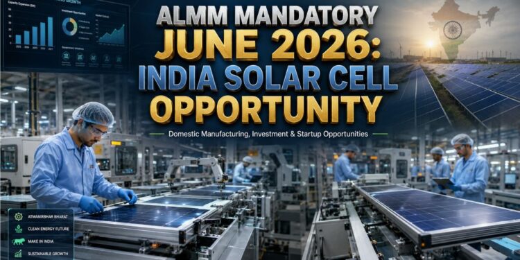 ALMM solar manufacturing India 2026 policy and government approved solar industry growth