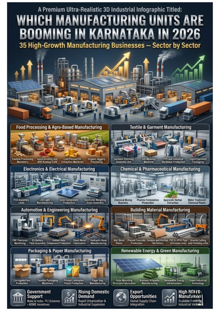 Manufacturing Business in Karnataka
