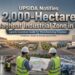 UPSIDA Baghpat Industrial Zone map showing 2000 hectares industrial