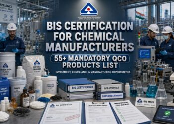 BIS Certification Chemicals and Mandatory QCO Products List in India