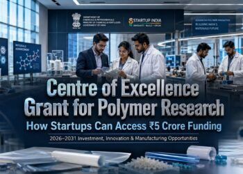 Polymer Startup Funding India through IIT and CSIR research partnerships